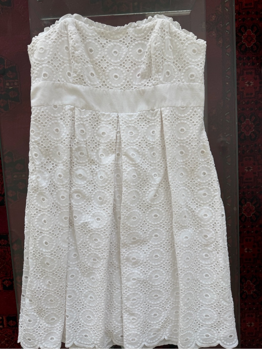 Lilly Pulitzer white eyelet dress- Size 4